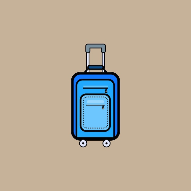 diseño vectorial de icona de la maleta
