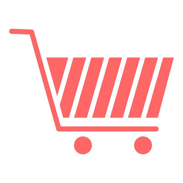 Diseño vectorial del icono del carrito Estilo del icono