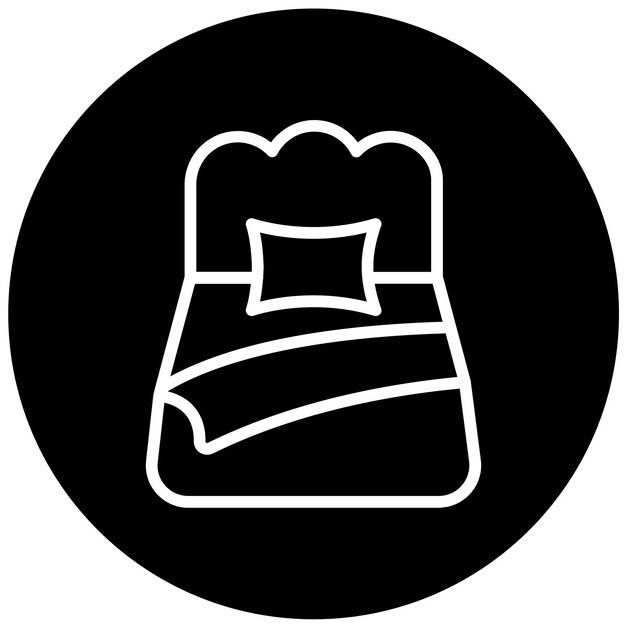 Diseño vectorial del icono de la cómoda de algodón