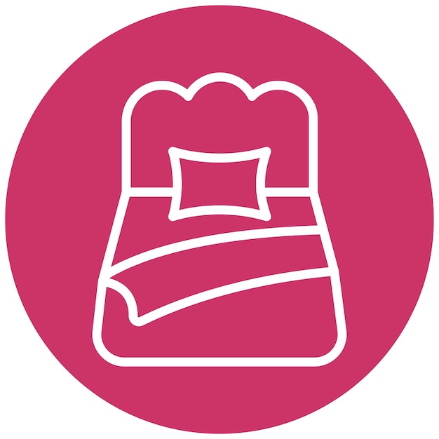 Diseño vectorial del icono de la cómoda de algodón