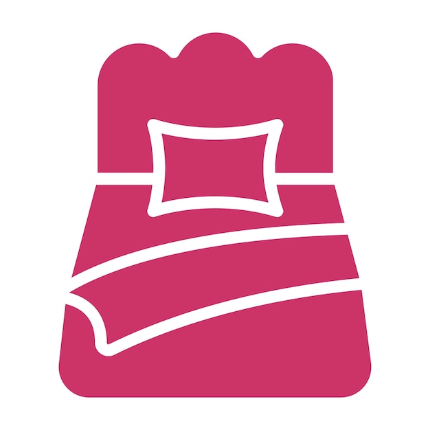 Diseño vectorial del icono de la cómoda de algodón