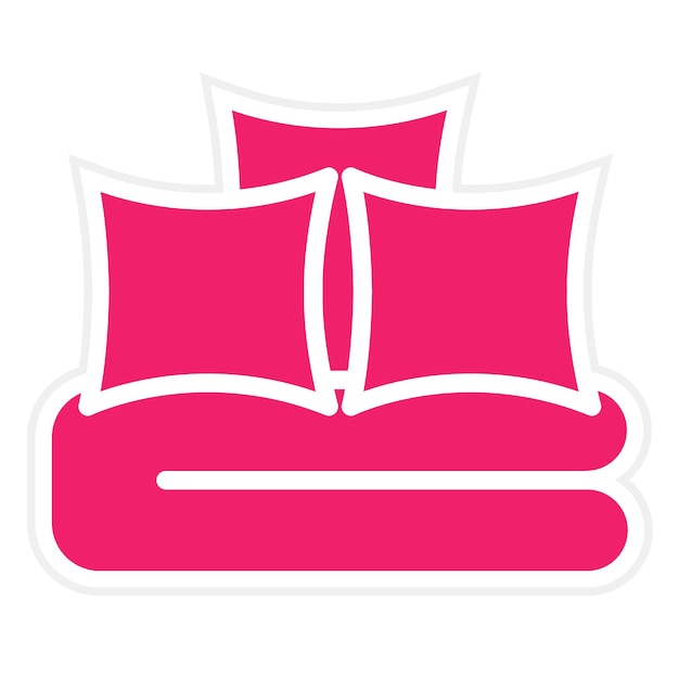 Diseño vectorial del icono del confortador de terciopelo