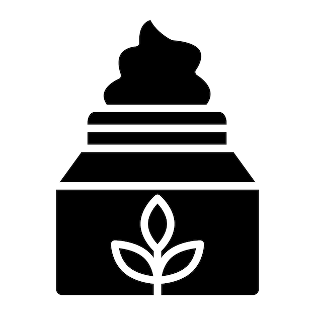 Diseño vectorial de icono de crema de CBD