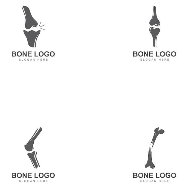diseño vectorial del icono del hueso