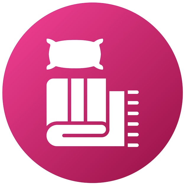 Diseño vectorial del icono de la manta de lino