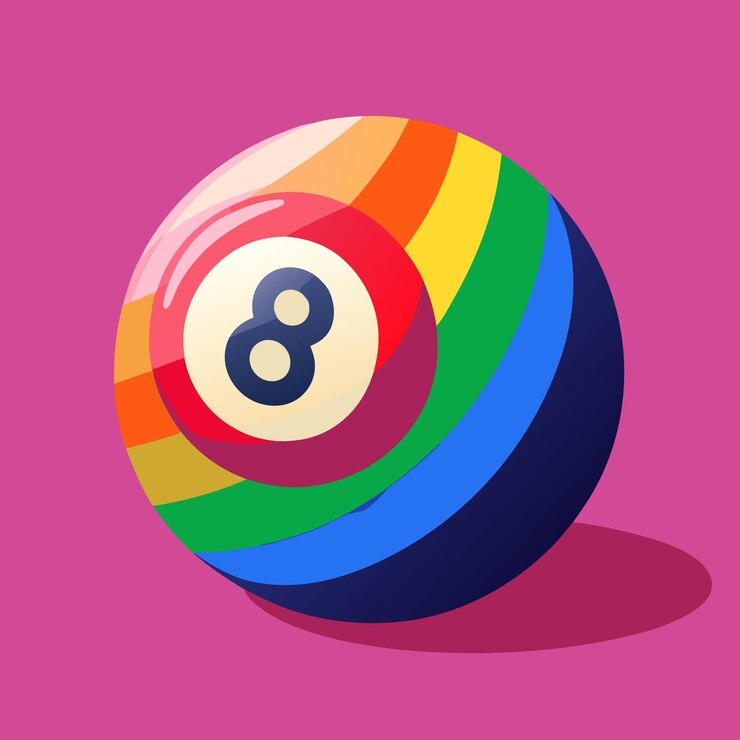 Vector diseño vectorial del icono de la pelota de billar