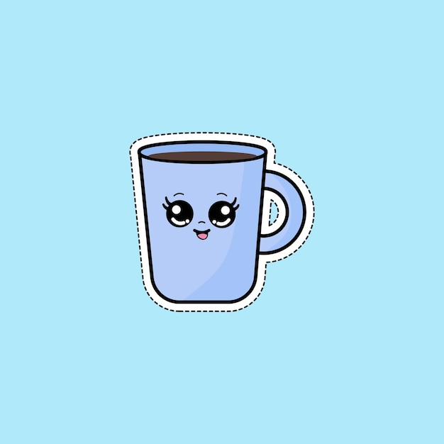 diseño vectorial de icono de vaso de café