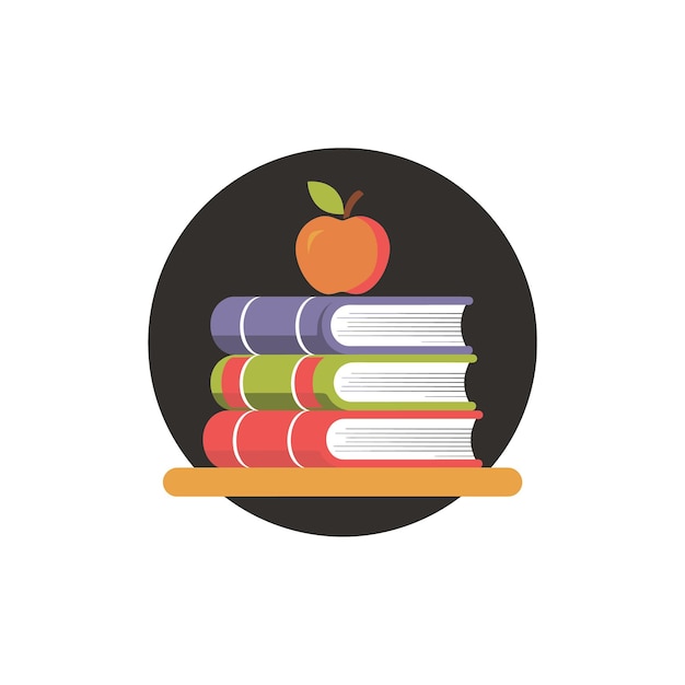 Diseño vectorial de íconos de libros
