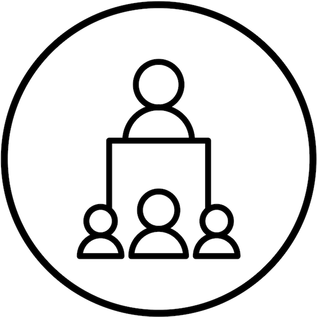 Diseño vectorial de iconos políticos Estilo de icono