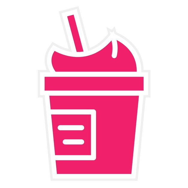 Diseño vectorial de íconos de yogur bajo en grasa