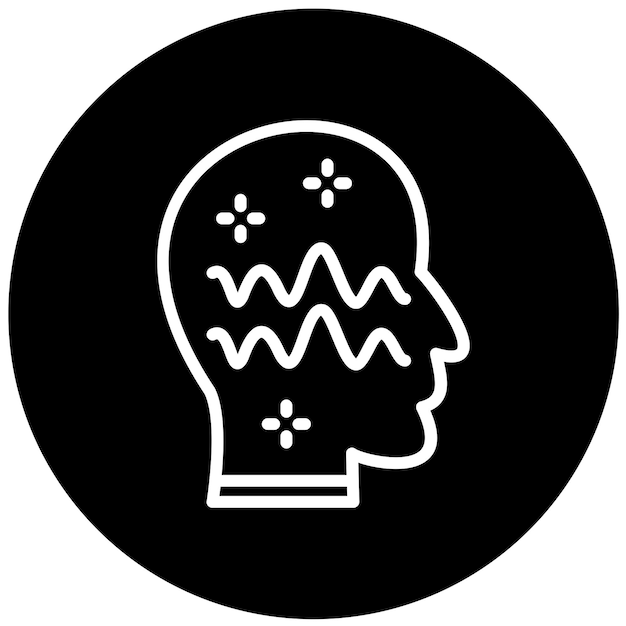 Diseño vectorial Idea Forma de onda Estilo del icono