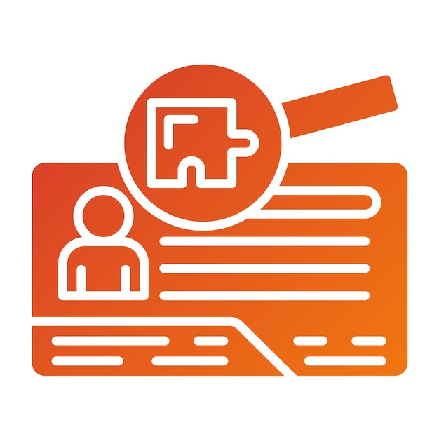 Diseño vectorial De Identificación Estilo del icono