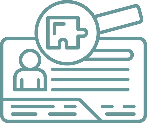 Diseño vectorial De Identificación Estilo del icono