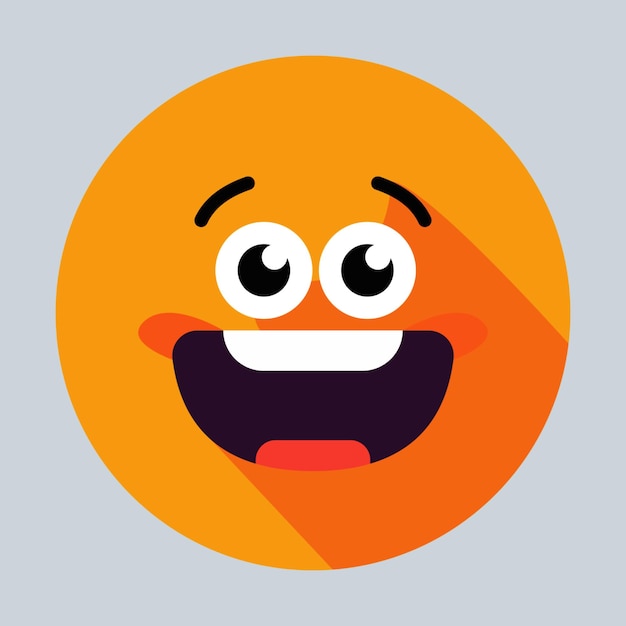 Diseño vectorial de ilustraciones de emoji sorprendidos dibujados a mano