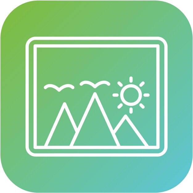 Diseño vectorial de imágenes Estilo del icono del marcador de posición