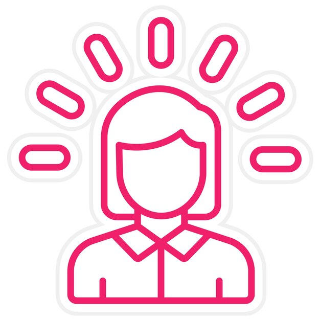 Diseño vectorial Individuos Estilo del icono