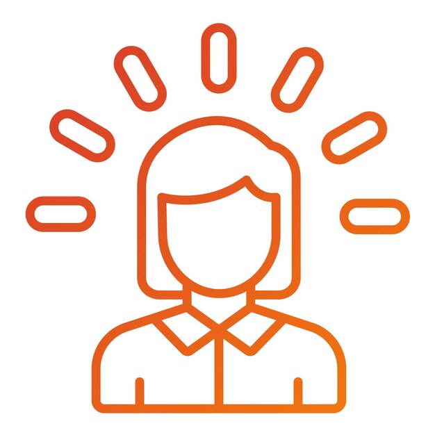 Diseño vectorial Individuos Estilo del icono