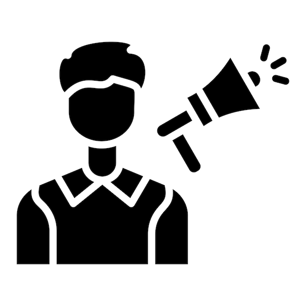 Diseño vectorial Influencer Estilo de ícono masculino