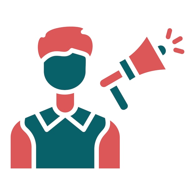 Diseño vectorial Influencer Estilo de ícono masculino