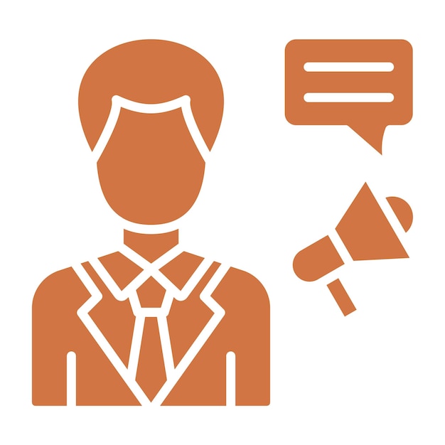 Diseño vectorial Influencer Estilo de ícono masculino