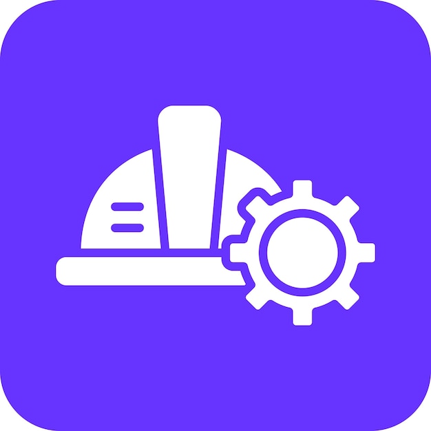 Diseño vectorial de ingeniería Establecimiento de estilo de icono