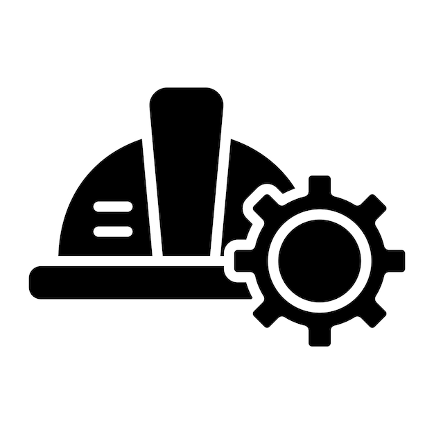 Diseño vectorial de ingeniería Establecimiento de estilo de icono