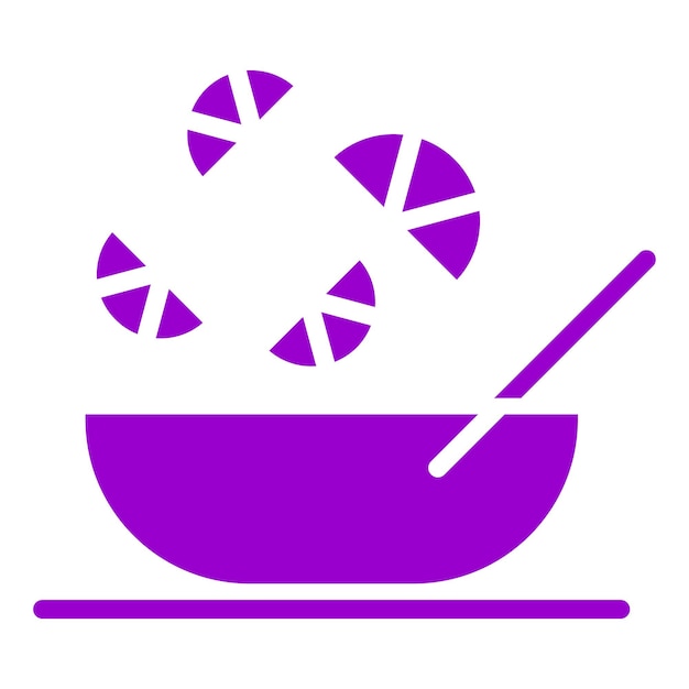 Diseño vectorial Ingredientes de cocina Estilo del icono
