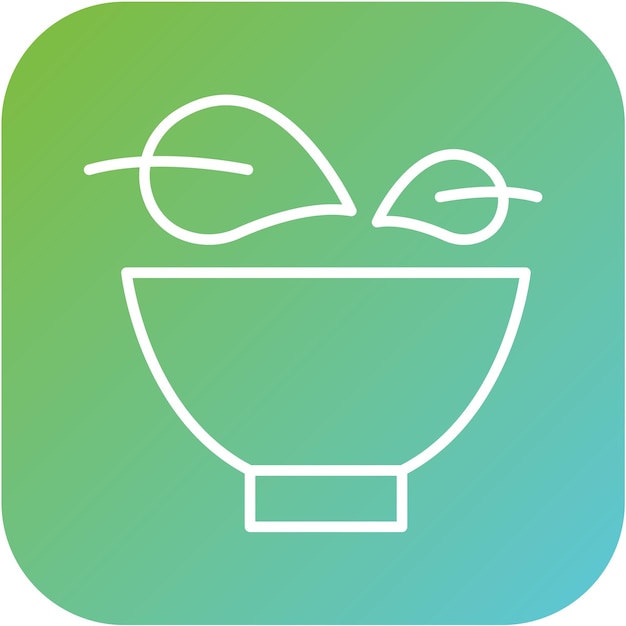 Diseño vectorial Ingredientes Estilo del icono