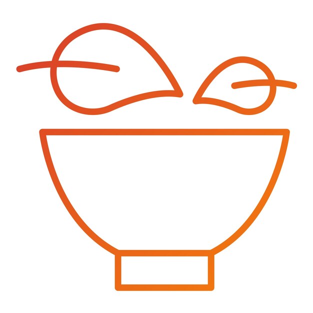 Diseño vectorial Ingredientes Estilo del icono