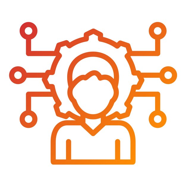 Diseño vectorial de innovación Estilo de icono clave