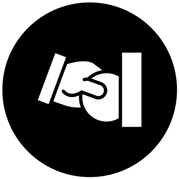 Diseño vectorial Insertar el estilo del icono de la moneda