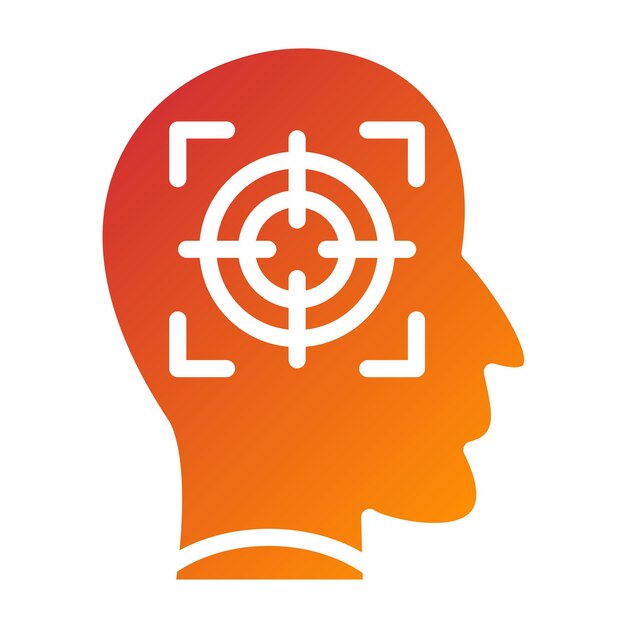 Diseño vectorial Intención de bienestar Estilo del icono