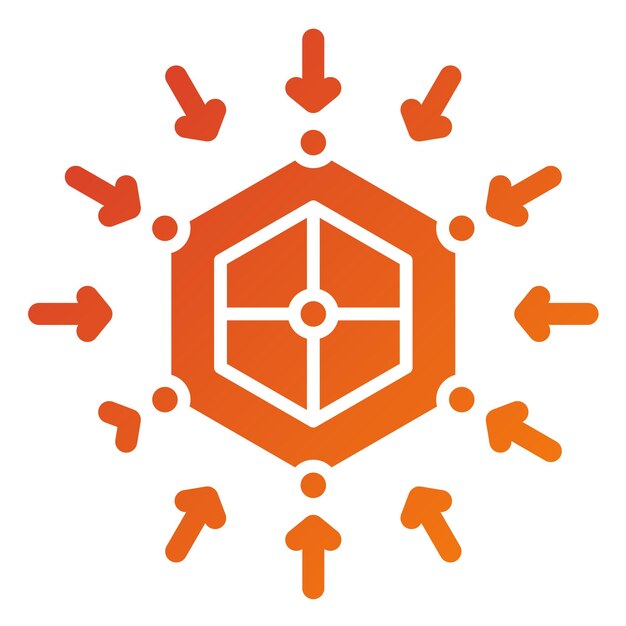 Diseño vectorial Interacciones biomoleculares Estilo del icono