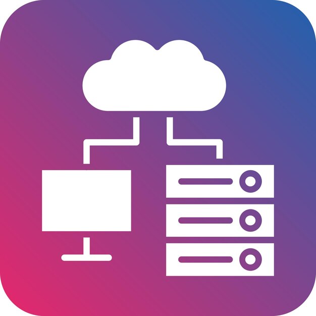 Diseño vectorial Ipaas Estilo de icono