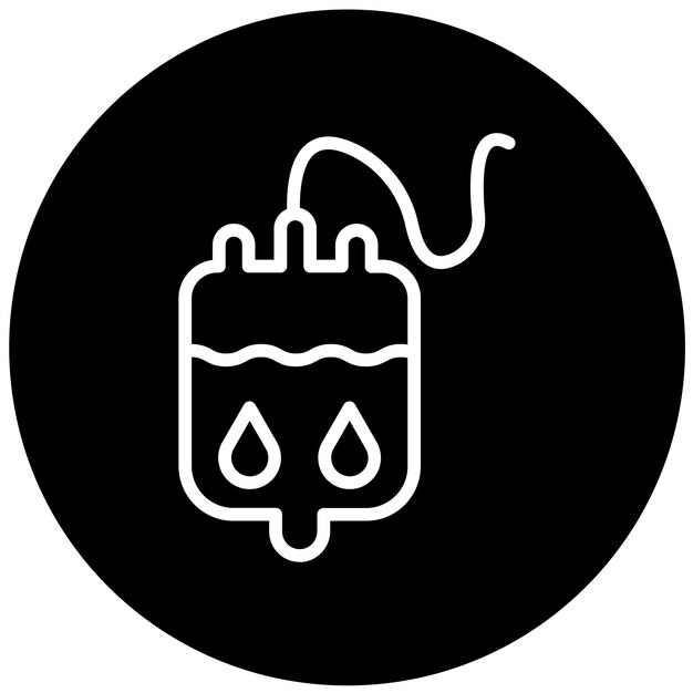 Diseño vectorial IV Estilo del icono de goteo