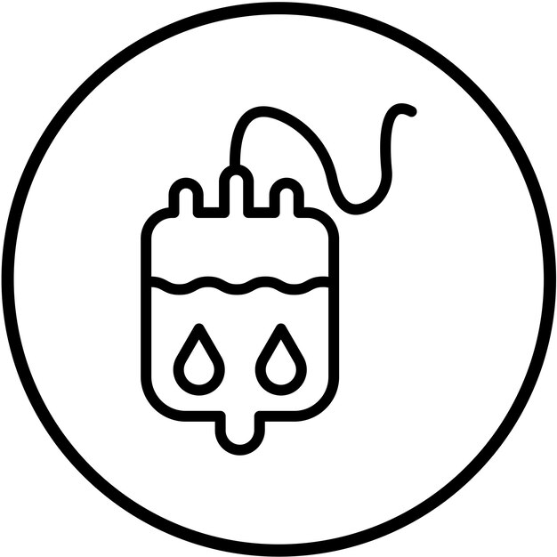 Diseño vectorial IV Estilo del icono de goteo