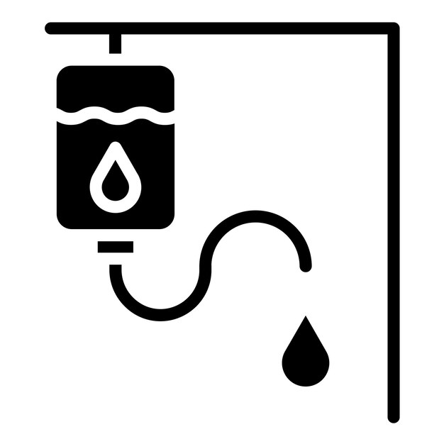 Diseño vectorial IV Estilo del icono de infusión