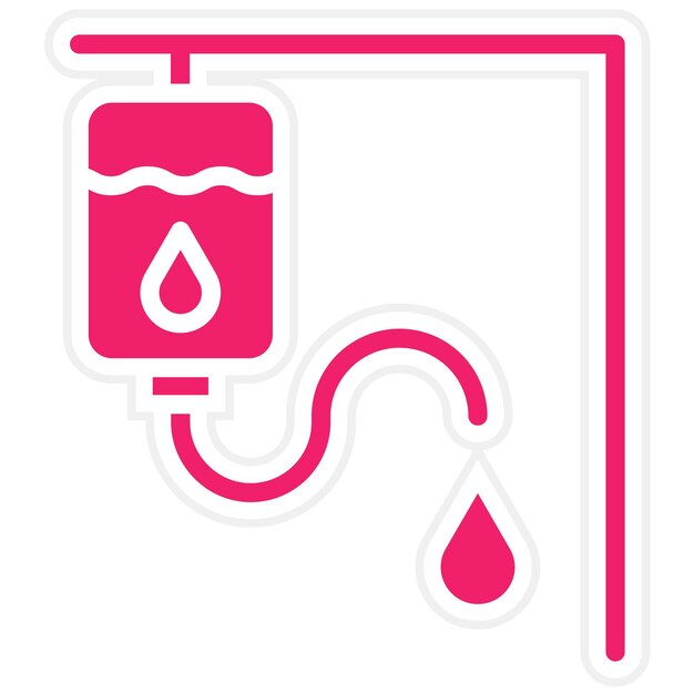 Diseño vectorial IV Estilo del icono de infusión
