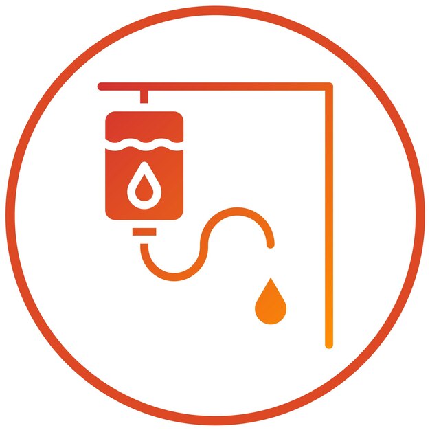 Diseño vectorial IV Estilo del icono de infusión