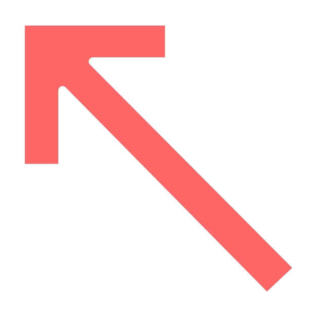 Diseño vectorial hacia la izquierda Estilo del icono