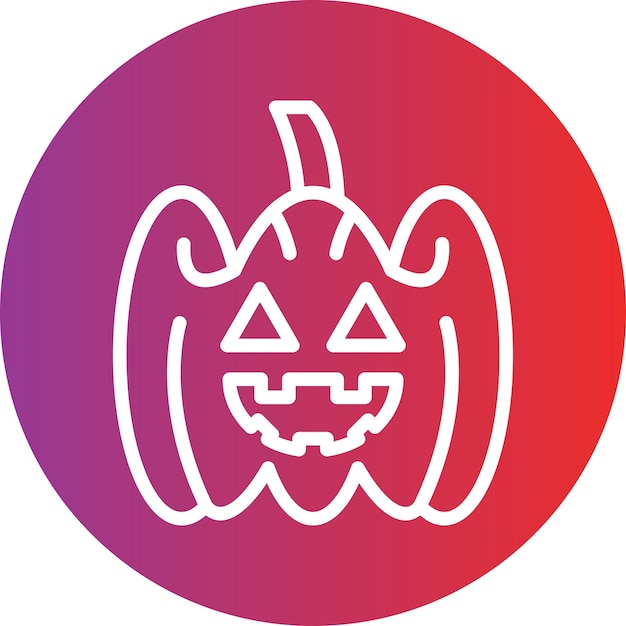 Diseño vectorial JackOLantern Estilo del icono