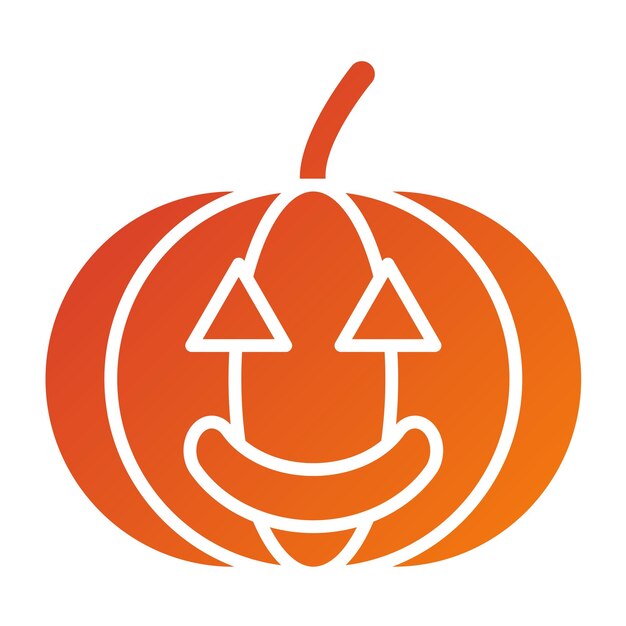 Diseño vectorial JackOLantern Estilo del icono
