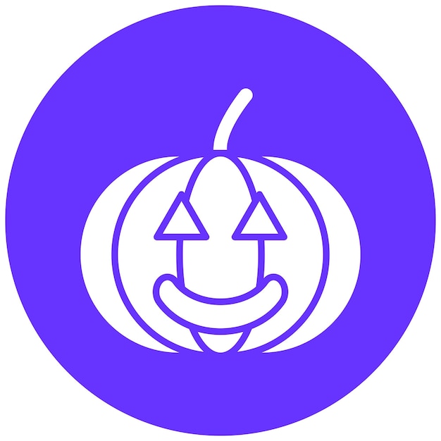 Diseño vectorial JackOLantern Estilo del icono