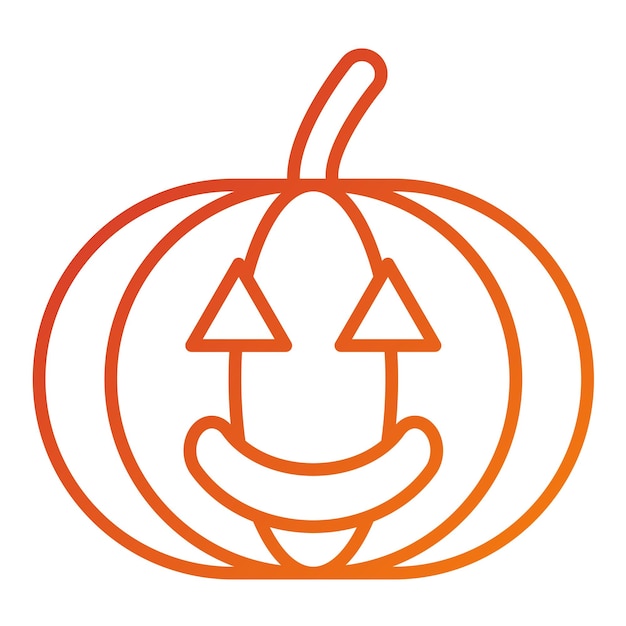 Diseño vectorial JackOLantern Estilo del icono