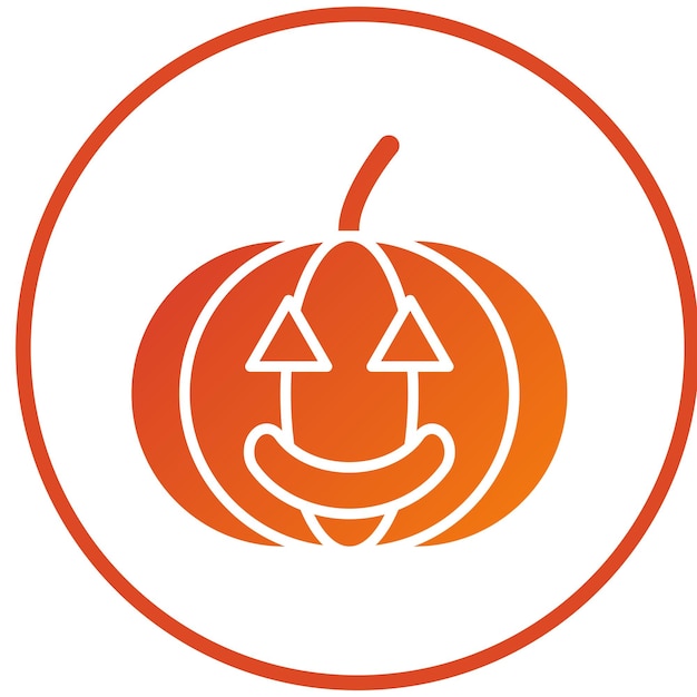 Diseño vectorial JackOLantern Estilo del icono
