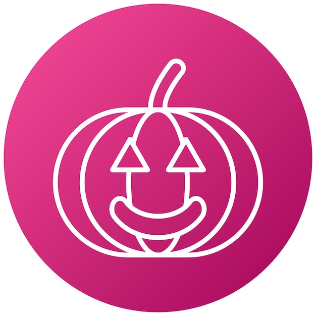 Vector diseño vectorial jackolantern estilo del icono