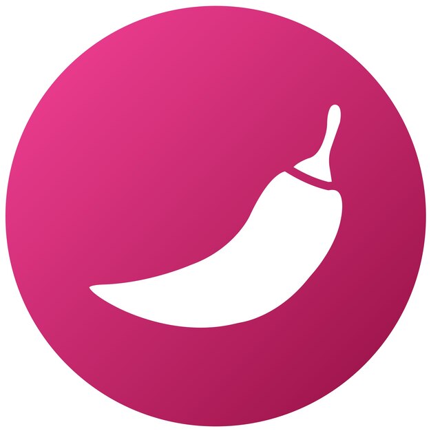 Diseño vectorial Jalapeno Estilo de icono de viaje