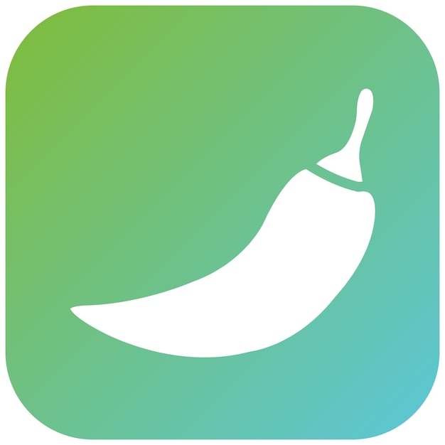 Diseño vectorial Jalapeno Estilo de icono de viaje