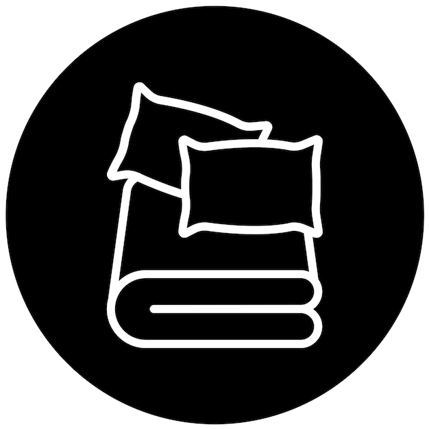 Diseño vectorial Jersey Duvet Estilo del icono