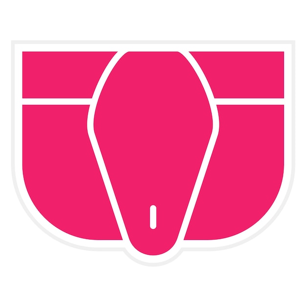 Diseño vectorial Jockstrap Estilo de icono